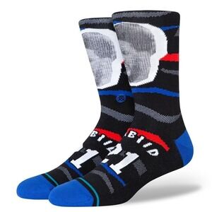 Stance x NBA Embiid Faxed Crew Socks  1 Pair Mens Size‎ L 9 - 13
